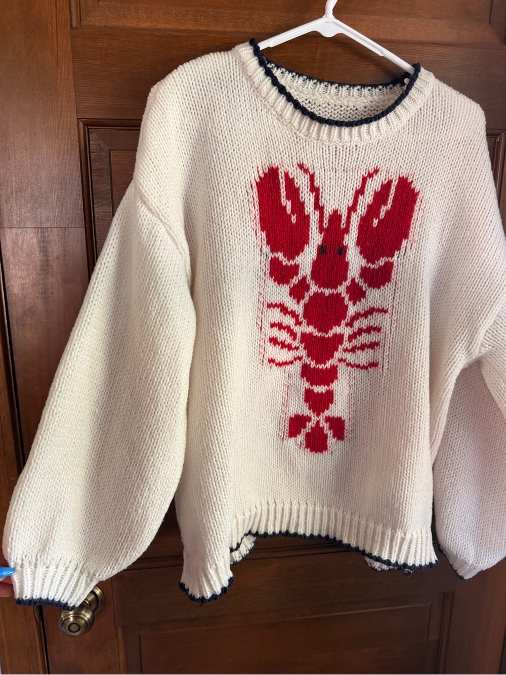WOMENS KNIT LOBSTER SWEATER 🦞 - Picture 3 of 4